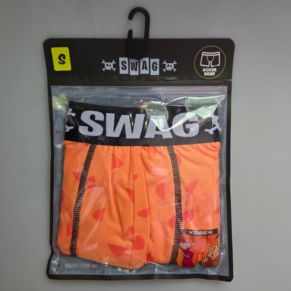 Swag Boxers ALF Super Retro Mens Boxer Briefs Orange Size Small NIP SB-WFP-ALFPL